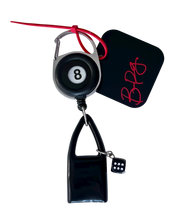 Load image into Gallery viewer, 8BALL RETRACTABLE LIGHTER KEYCHAIN