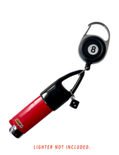 Load image into Gallery viewer, 8BALL RETRACTABLE LIGHTER KEYCHAIN