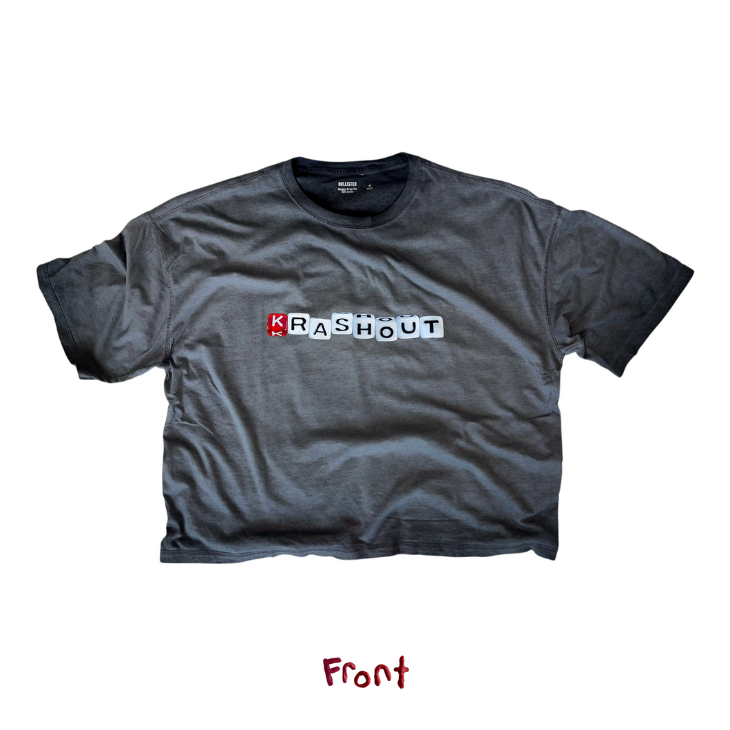 KRASHOUT BAGGY CROP TEE